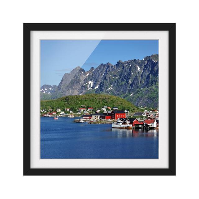 Finnmark - Picture Frame Photograph Art Print on Paper East Urban Home Frame Options: Matt black, Size: 70cm H x 70cm W on Productcaster.