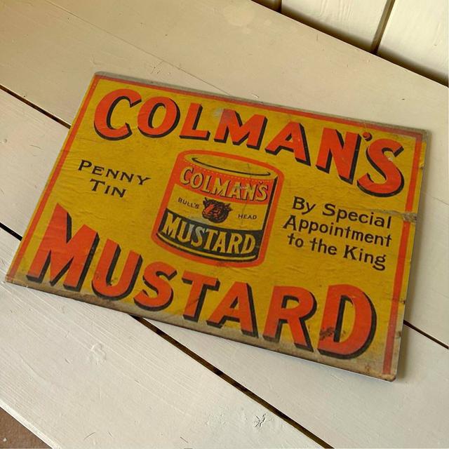 Colmans Mustard Style Wall Décor East Urban Home Size: 40cm H x 60cm W on Productcaster.