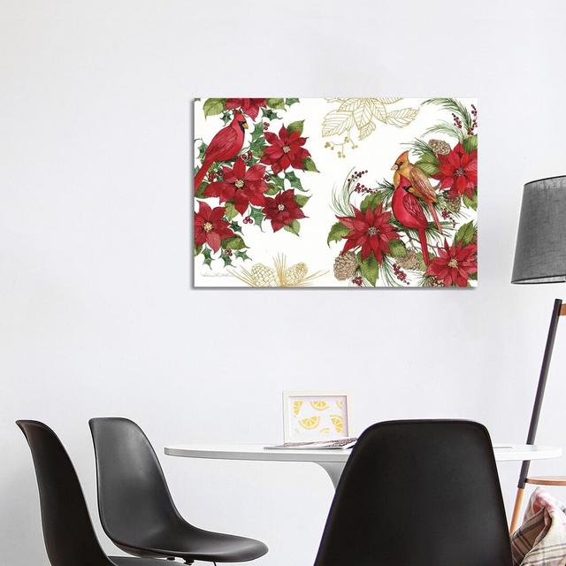 Holiday Happiness Vii by Kathleen Parr Mckenna - Wrapped Canvas Painting ClassicLiving Size: 66.04cm H x 101.6cm W x 3.81cm D on Productcaster.