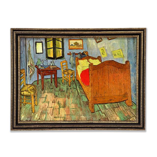 Van Goghs Bedroom By Van Gogh - Print Rosalind Wheeler Size: 42cm H x 59.7cm W x 3cm D on Productcaster.