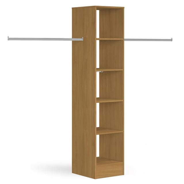 Tower 210cm 5 Shelf Shelving Unit Space Pro Finish: Oak on Productcaster.