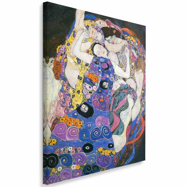 'Virgins' by Gustav Klimt - Wrapped Canvas Painting Print ClassicLiving Size: 100cm H x 70cm W on Productcaster.