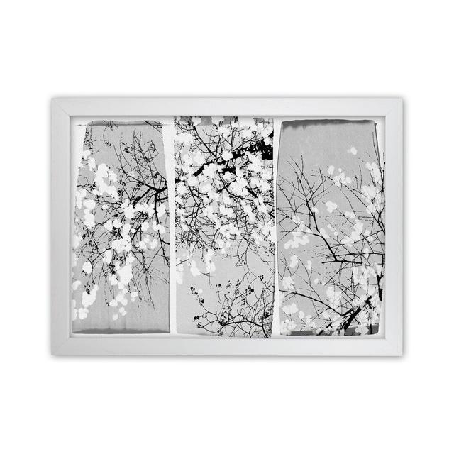 Oriental Blossom by Orara - Graphic Art Print 17 Stories Format: White Framed, Size: 29.7cm H x 42cm W x 3cm D on Productcaster.