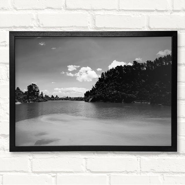 Closed Corner Frame Art Prints on Wood Latitude Run Size: 59.7cm H x 84.1cm W on Productcaster.