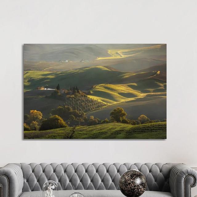 Autumn in Tuscany III by Daniel Kordan - Photograph Print on Canvas Latitude Run Format: Wrapped Canvas, Size: 101.6cm H x 152.4cm W x 3.81cm D on Productcaster.