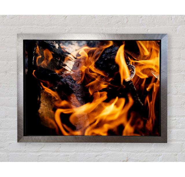 Flames - Print Bright Star Size: 42cm H x 59.7cm W x 3.4cm D on Productcaster.