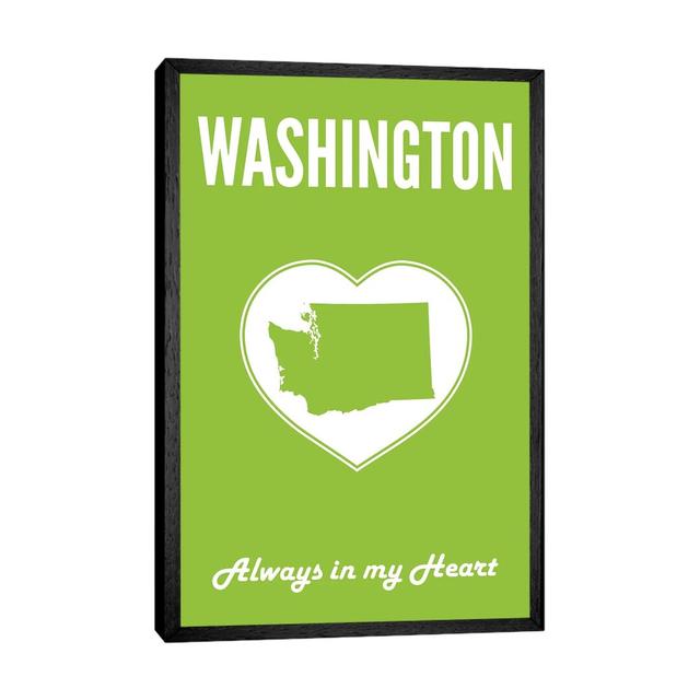 Washington, Always In My Heart by Benton Park Prints - Print on Canvas Corrigan Studio Size: 152.4cm H x 101.6cm W x 3.81cm D, Format: Black Framed on Productcaster.