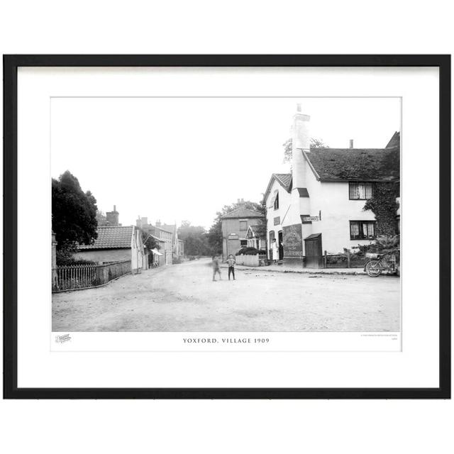 'Yoxford, Village 1909' by Francis Frith - Picture Frame Photograph Print on Paper The Francis Frith Collection Size: 45cm H x 60cm W x 2.3cm D on Productcaster.