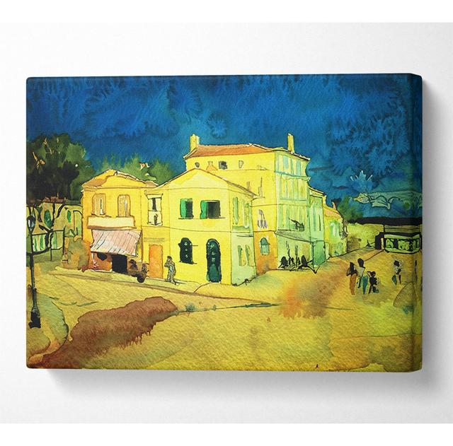 Van Gogh The Yellow House Vincents House - Print ClassicLiving Size: 101.6cm H x 142.2cm W x 10cmD on Productcaster.