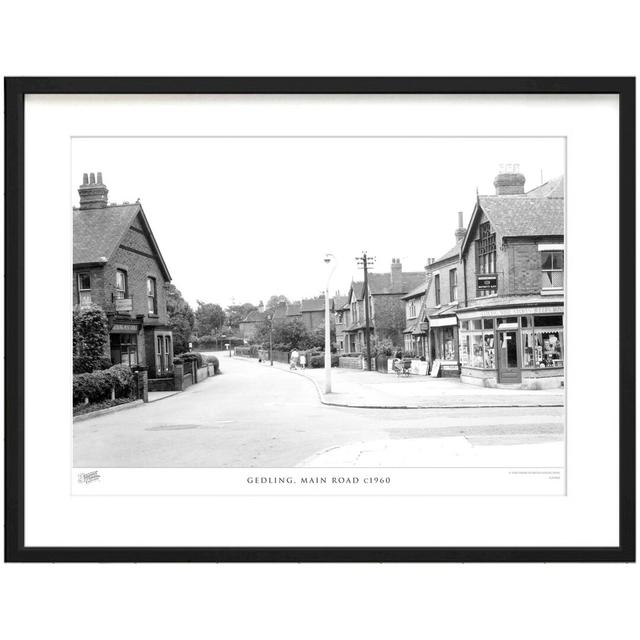 'Gedling, Main Road C1960' - Picture Frame Photograph Print on Paper The Francis Frith Collection Size: 45cm H x 60cm W x 2.3cm D on Productcaster.