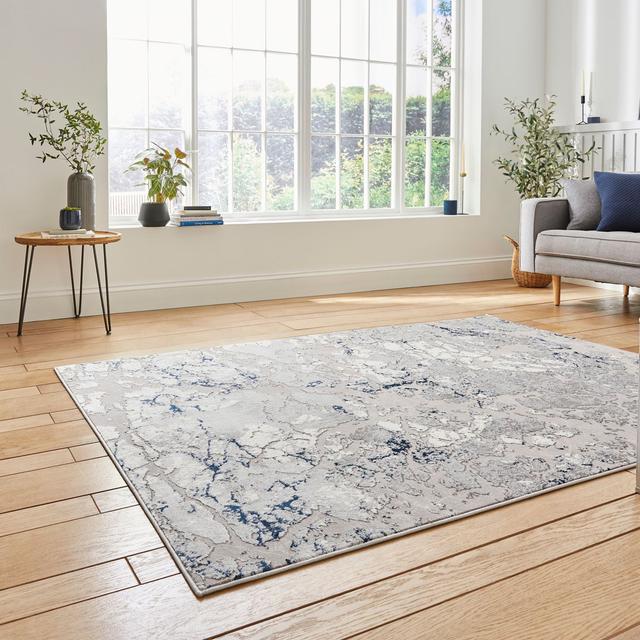 Apollo area rug Machine Woven Rectangle Grey Think Rugs Rug Size: Rectangle 120 x 170cm on Productcaster.