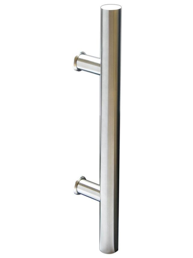 Industry Dummy Door Handle 17 Stories Finish: Satin Chrome on Productcaster.