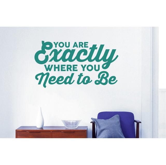 Wall Decal East Urban Home Size: Medium, Colour: Aqua Green on Productcaster.