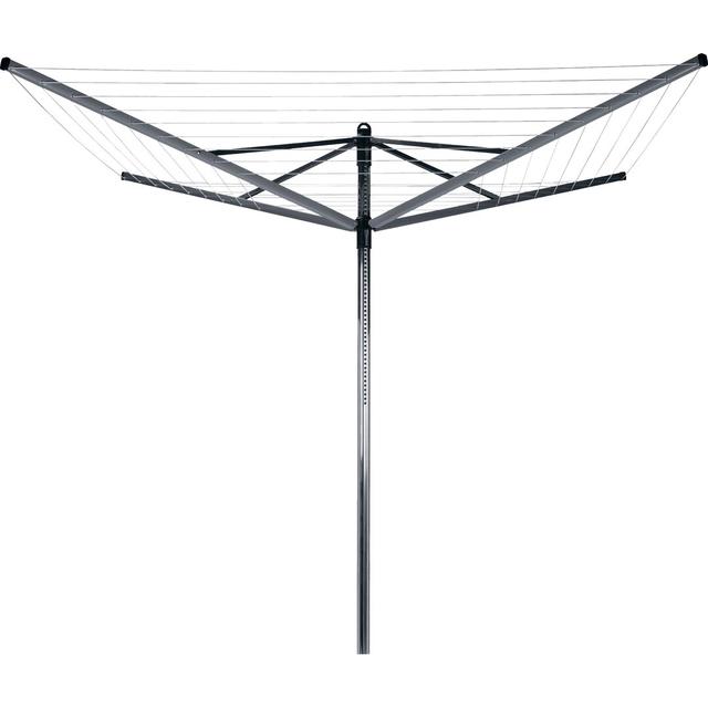 Brabantia 50 Metre Liftomatic Rotary Clothes Line with Ground Spike Brabantia Colour: Metallic Gray on Productcaster.