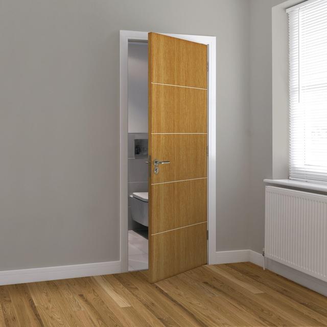 Brandschutztür Tate aus Holzwerkstoff JB Kind Doors Türgröße: 198,1 cm H x 83,8 cm B x 4,4 cm T on Productcaster.