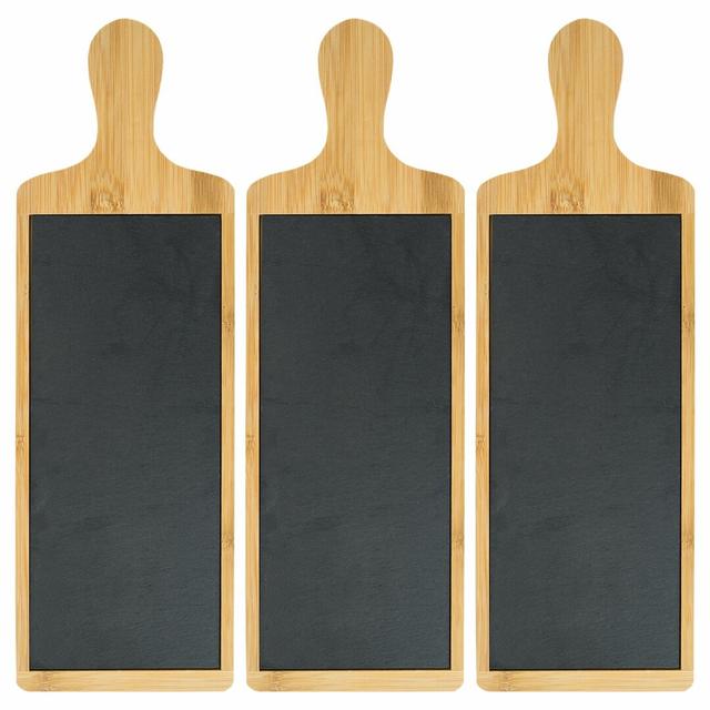 Argon Tableware - Bamboo Slate Serving Paddles - 44.5 x 14.5cm (Set of 3) Argon Tableware on Productcaster.