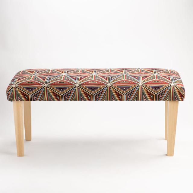 Richardton Upholstered Bench Corrigan Studio Size: H45 x W150 x D40cm on Productcaster.