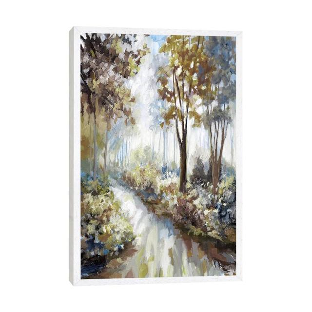 Glenwoods by Nan - Painting Print on Canvas Alpen Home Format: White Framed Canvas, Size: 101.6cm H x 66.04cm W x 3.81cm D on Productcaster.