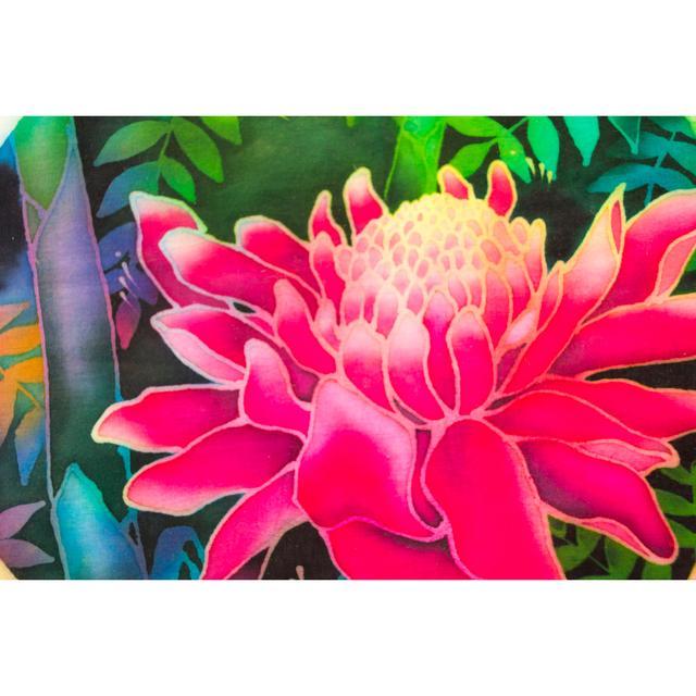 Etlingera Elatior - Wrapped Canvas Painting Marlow Home Co. Size: 61cm H x 91cm W x 3.8cm D on Productcaster.