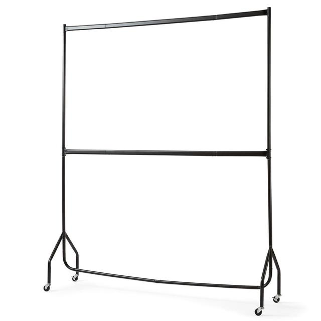 Eilir 121cm Rolling Clothing Rack Rebrilliant on Productcaster.