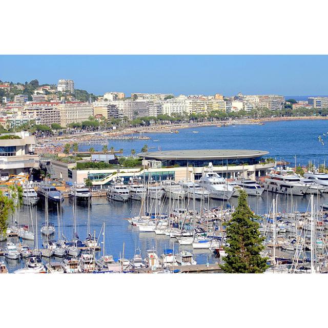 Cannes City View - Wrapped Canvas Photograph Breakwater Bay Size: 81cm H x 122cm W on Productcaster.