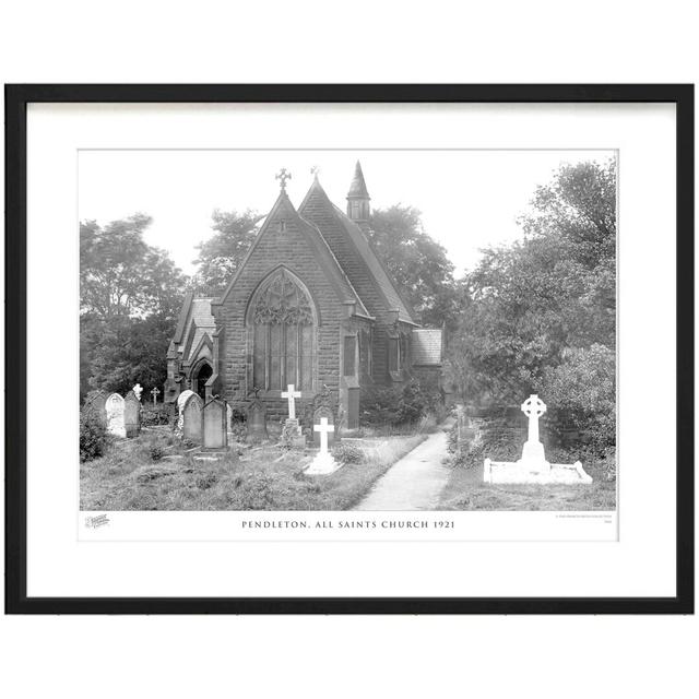 Pendleton, All Saints Church 1921 - Single Picture Frame Print The Francis Frith Collection Size: 45cm H x 60cm W x 2.3cm D on Productcaster.