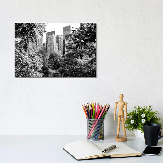 Central Park by Philippe Hugonnard - Wrapped Canvas Gallery-Wrapped Canvas Giclée Latitude Run Size: 20.32cm H x 30.48cm W x 1.91cm D on Productcaster.