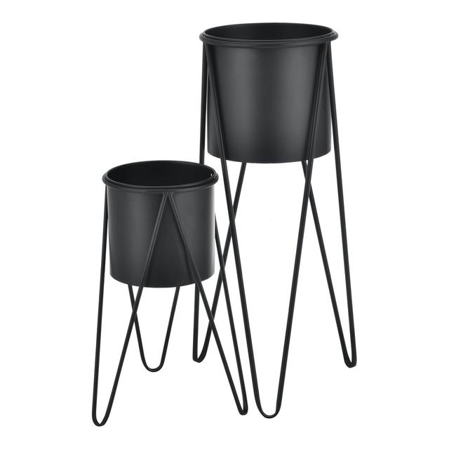 Aaronette Metal Plant Stand Sol 27 Outdoor on Productcaster.