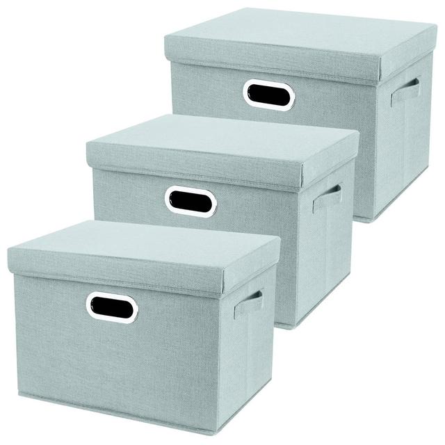 Ebern Designs Box (Set of 3) Ebern Designs Colour: Light Green on Productcaster.