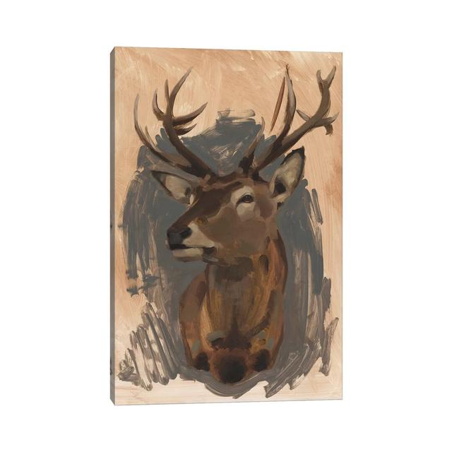 Red Deer Stag II by Jacob Green - Wrapped Canvas Painting Union Rustic Size: 152.4cm H x 101.6cm W x 3.81cm D on Productcaster.