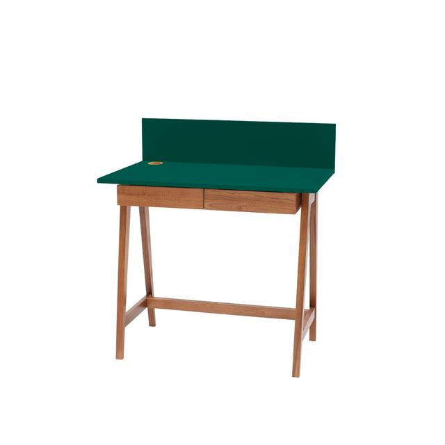 Estle Writing Desk Ebern Designs Top Colour: See Green, Size: 75cm H x 85cm W x 50cm D on Productcaster.