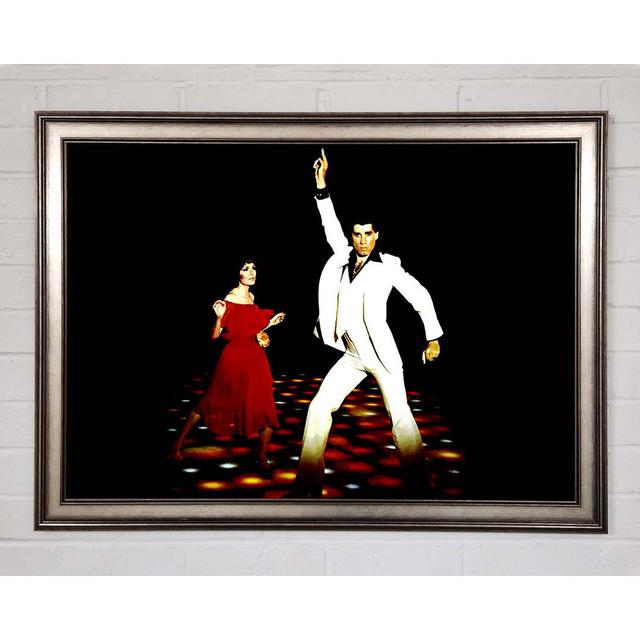 John Travolta Saturday Night Fever - Print Rosalind Wheeler Size: 84.1cm H x 118.9cm W x 1.5cm D on Productcaster.