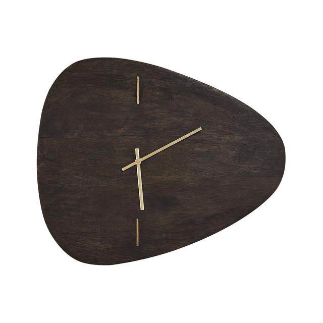 Gisbelle Solid Wood Wall Clock Alpen Home on Productcaster.