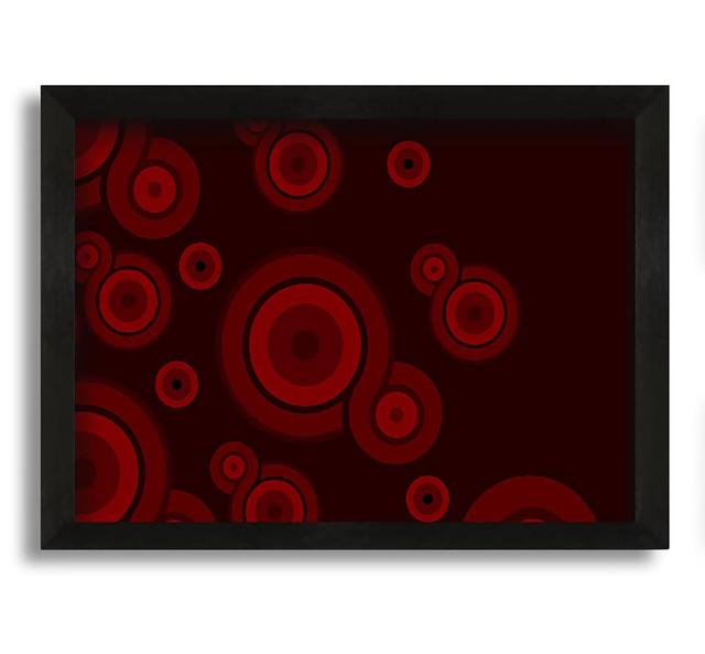 Red Fizz Framed Print Ivy Bronx Size: 60cm H x 84cm W x 10cm D, Format: Black Framed Canvas on Productcaster.