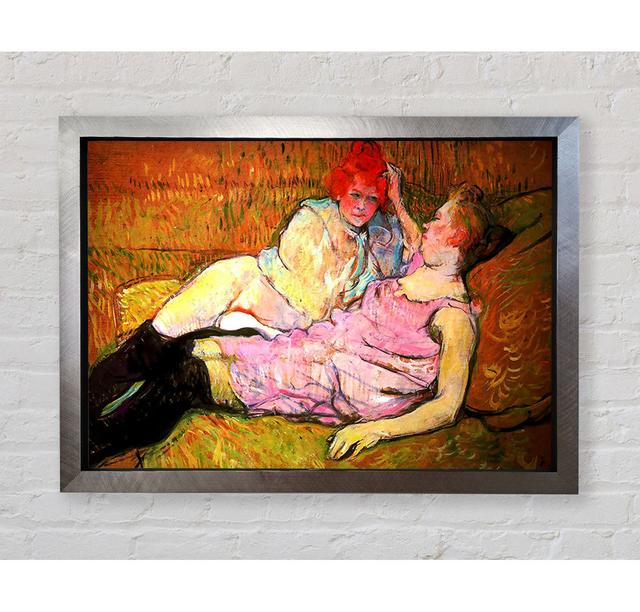 Toulouse Lautrec The Sofa - Single Picture Frame Art Prints Bright Star Size: 59.7cm H x 84.1cm W x 3.4cm D on Productcaster.