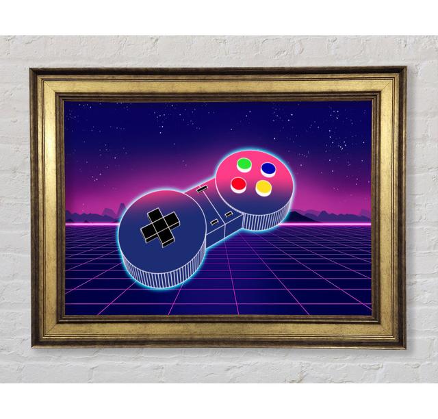 Retro Game Controller - Druck Bright Star Größe: 29,7 cm H x 42 cm B x 8 cm T on Productcaster.