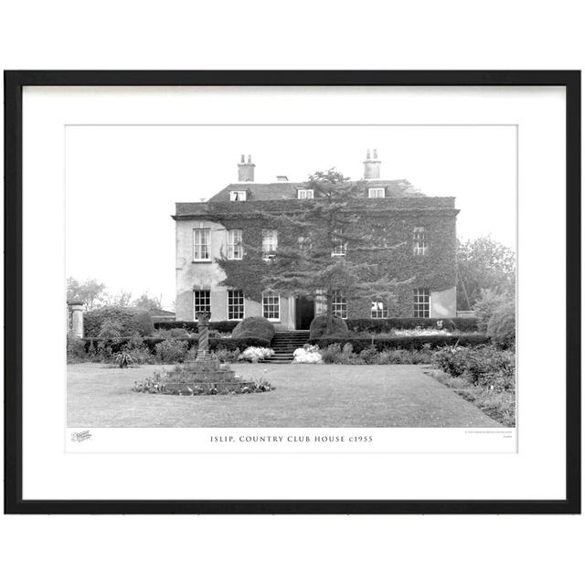 'Islip, Country Club House C1955' by Francis Frith - Picture Frame Photograph Print on Paper The Francis Frith Collection Size: 40cm H x 50cm W x 2.3c on Productcaster.