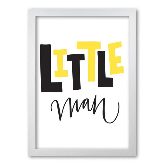 Little Man - Print East Urban Home Size: 60 cm H x 42 cm W x 5 cm D, Format: White Grain Frame on Productcaster.