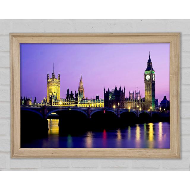 London Bridge City Lights - Print Brayden Studio Size: 21cm H x 29.7cm W x 1.5cm D on Productcaster.