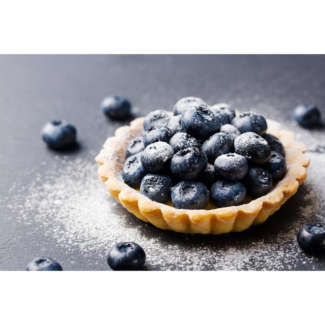 Blueberry Tartlet by Annapustynnikova - Wrapped Canvas Photograph 17 Stories Size: 61cm H x 91cm W on Productcaster.