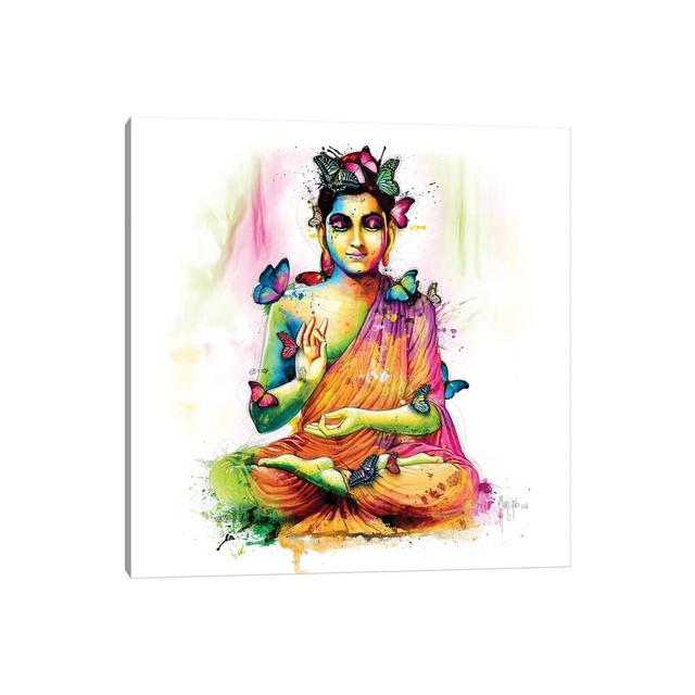 Siddharta by Patrice Murciano - Wrapped Canvas Gallery-Wrapped Canvas Giclée Latitude Vive Size: 45.72cm H x 45.72cm W x 3.81cm D on Productcaster.