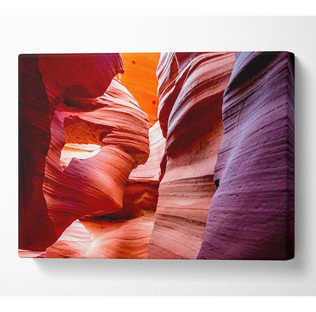 Lower Antelope Canyon - Wrapped Canvas Art Prints Natur Pur Size: 66cm H x 106.6cm W x 10cm D on Productcaster.