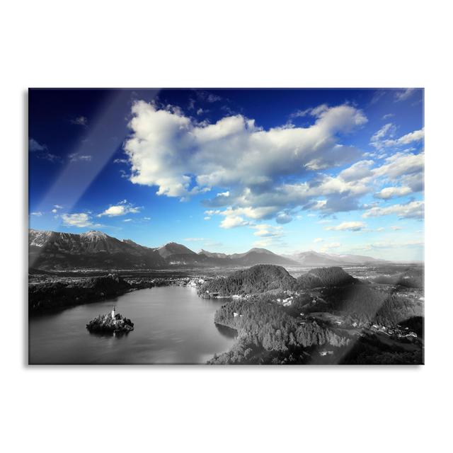 Beautiful Lake Landscape - Unframed Photograph on Glass Highland Dunes Size: 60cm H x 80cm W x 0.4cm D on Productcaster.