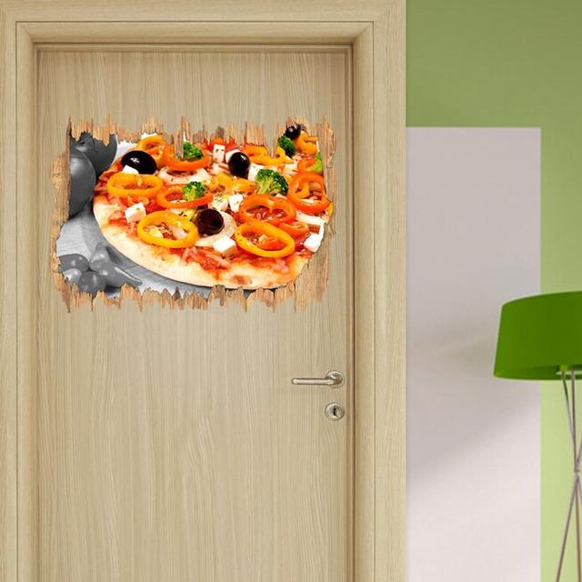 Wandtattoo Leckere Pizza mit Oliven und Hirtenkäse East Urban Home on Productcaster.