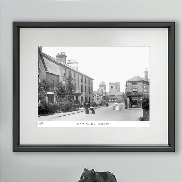 'Tywyn, College Green 1901' by Francis Frith - Picture Frame Photograph Print on Paper The Francis Frith Collection Size: 40cm H x 50cm W x 2.3cm D on Productcaster.