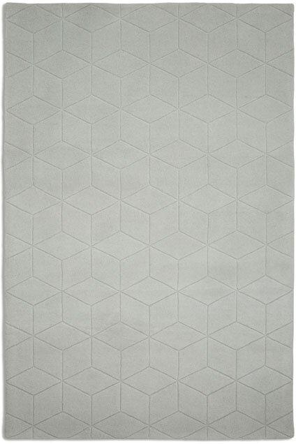 Illusion Wool Grey Rug Isabelline Rug Size: Rectangle 150 x 230cm on Productcaster.