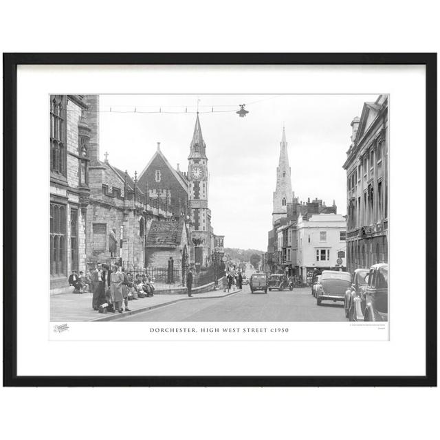 Dorchester, High West Street C1950 by Francis Frith - Single Picture Frame Print The Francis Frith Collection Size: 40cm H x 50cm W x 2.3cm D on Productcaster.