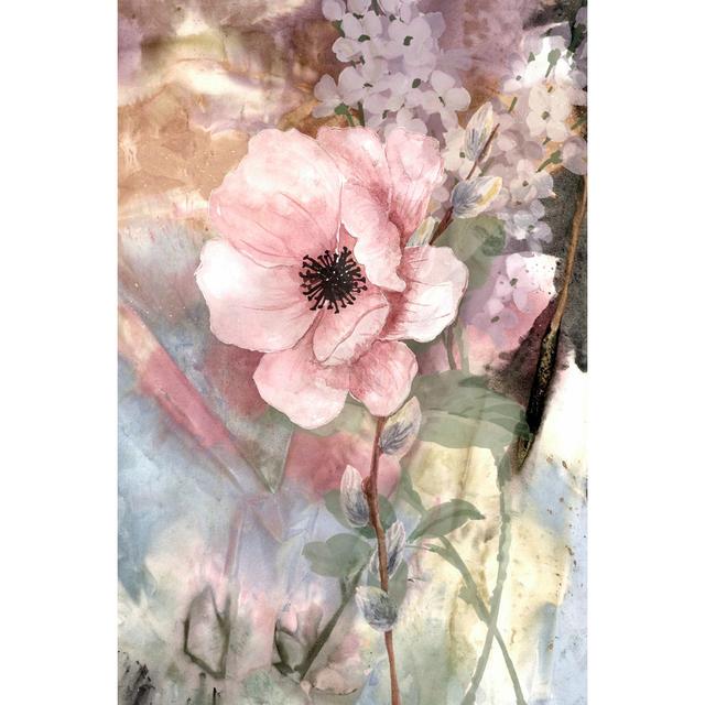 Pastel Fleur II by Karen Smith - No Frame Print on Canvas Rosalind Wheeler Size: 91cm H x 61cm W x 3.8cm D on Productcaster.