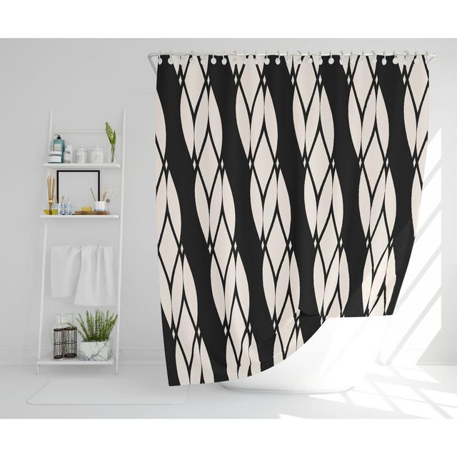 Jitu Polyester Shower Curtain Set Rosalind Wheeler Size: 168cm H x 168cm W on Productcaster.