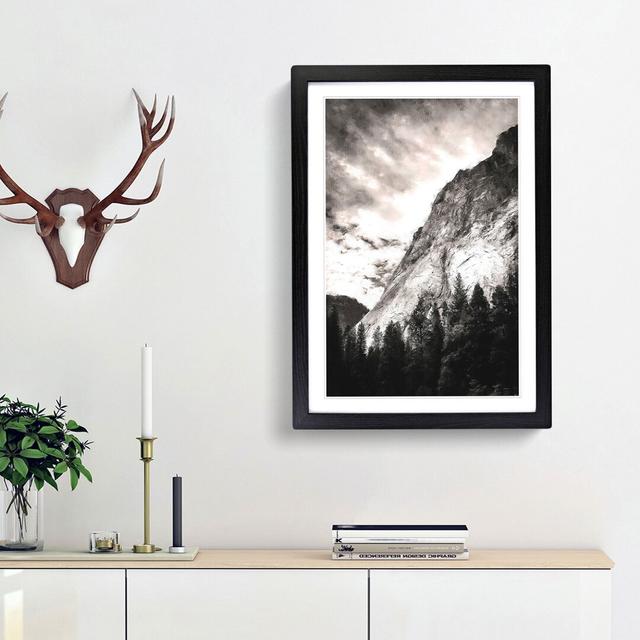 Magnitude of Yosemite - Picture Frame Painting Print East Urban Home Frame Option: Black Framed, Size: 33cm H x 24cm W x 2cm D on Productcaster.